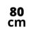 80cm